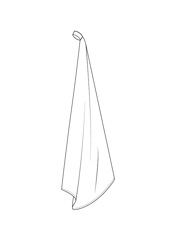 Kitchen Textiles Chef Towels 6pcs 65x65 Cm Chaud Devant
