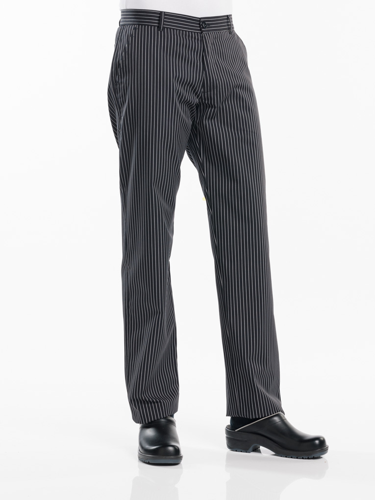 Chef Pants Ligne Noir