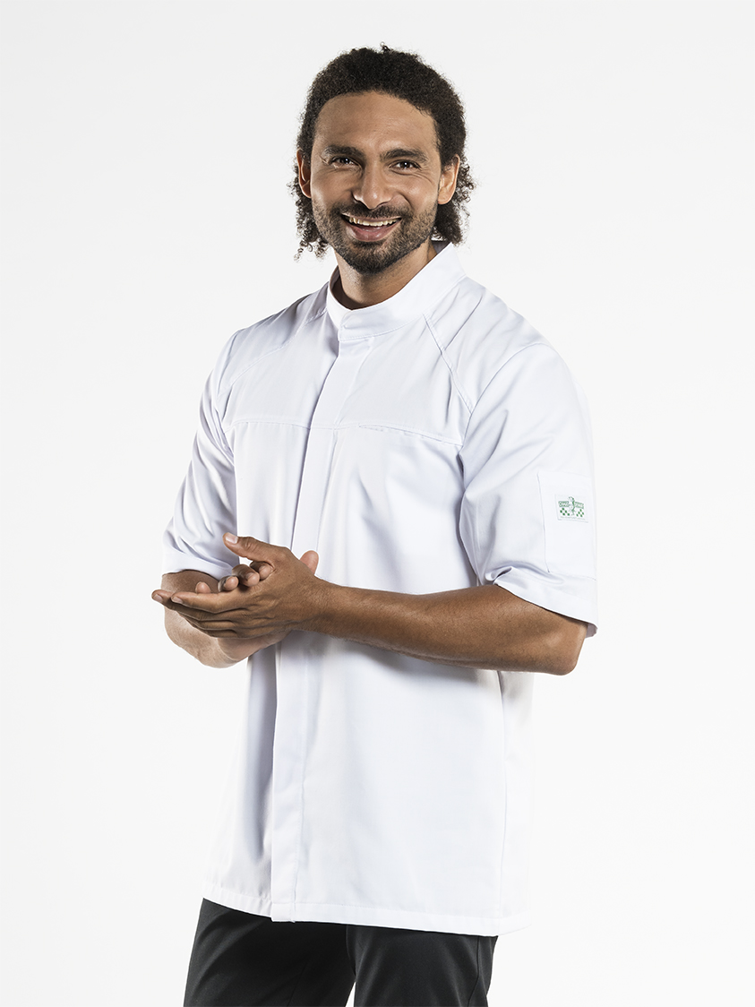 Chef&#x20;Jacket&#x20;Salerno&#x20;RPB&#x20;White&#x20;Short&#x20;Sleeve
