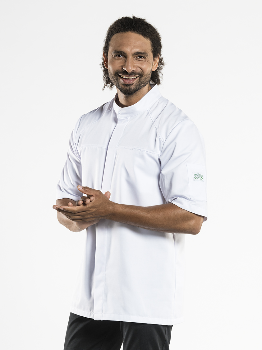 Chef Jacket Salerno RPB White Short Sleeve