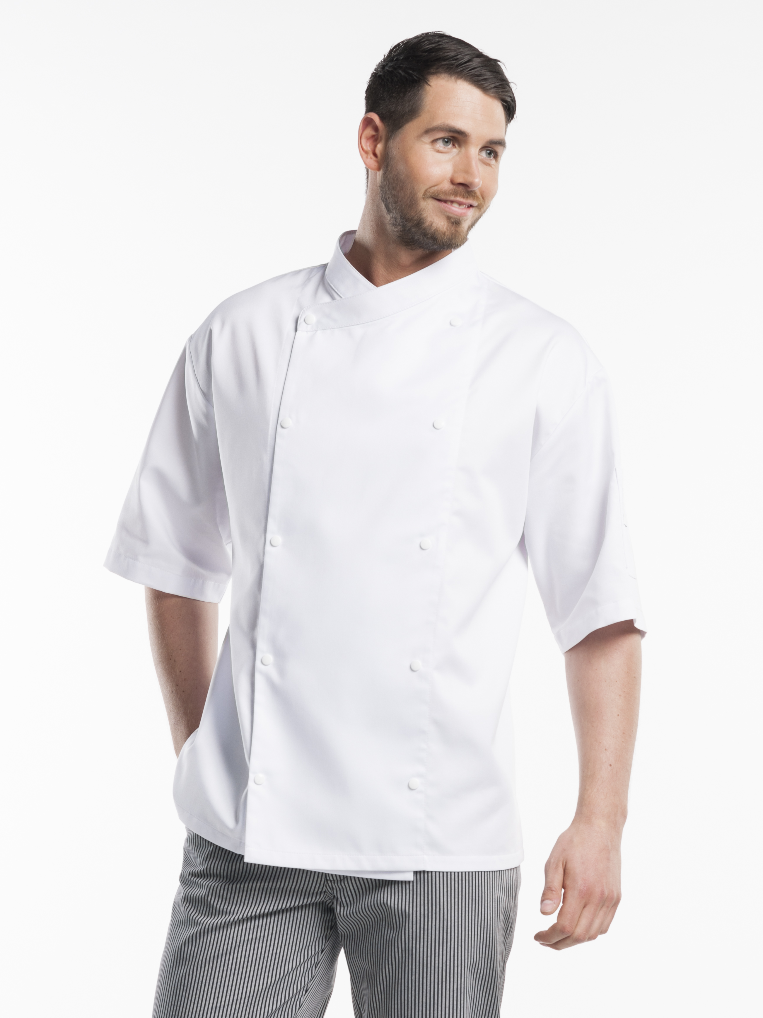 Chef Jacket Comfort White Short Sleeve