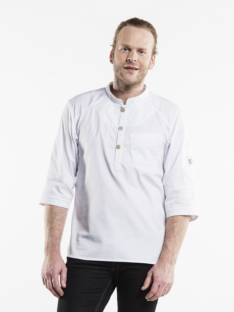 Chef&#x20;Jacket&#x20;Bujutsu&#x20;White