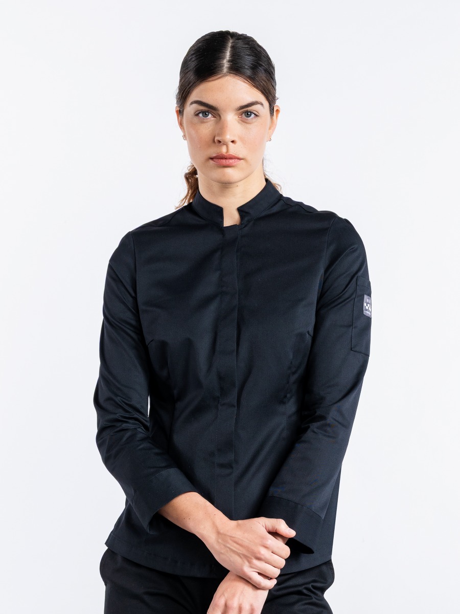 Chef&#x20;Jacket&#x20;Lady&#x20;Sabor&#x20;Black