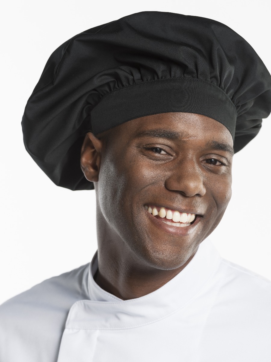Headwear Chef Hat Nero one size