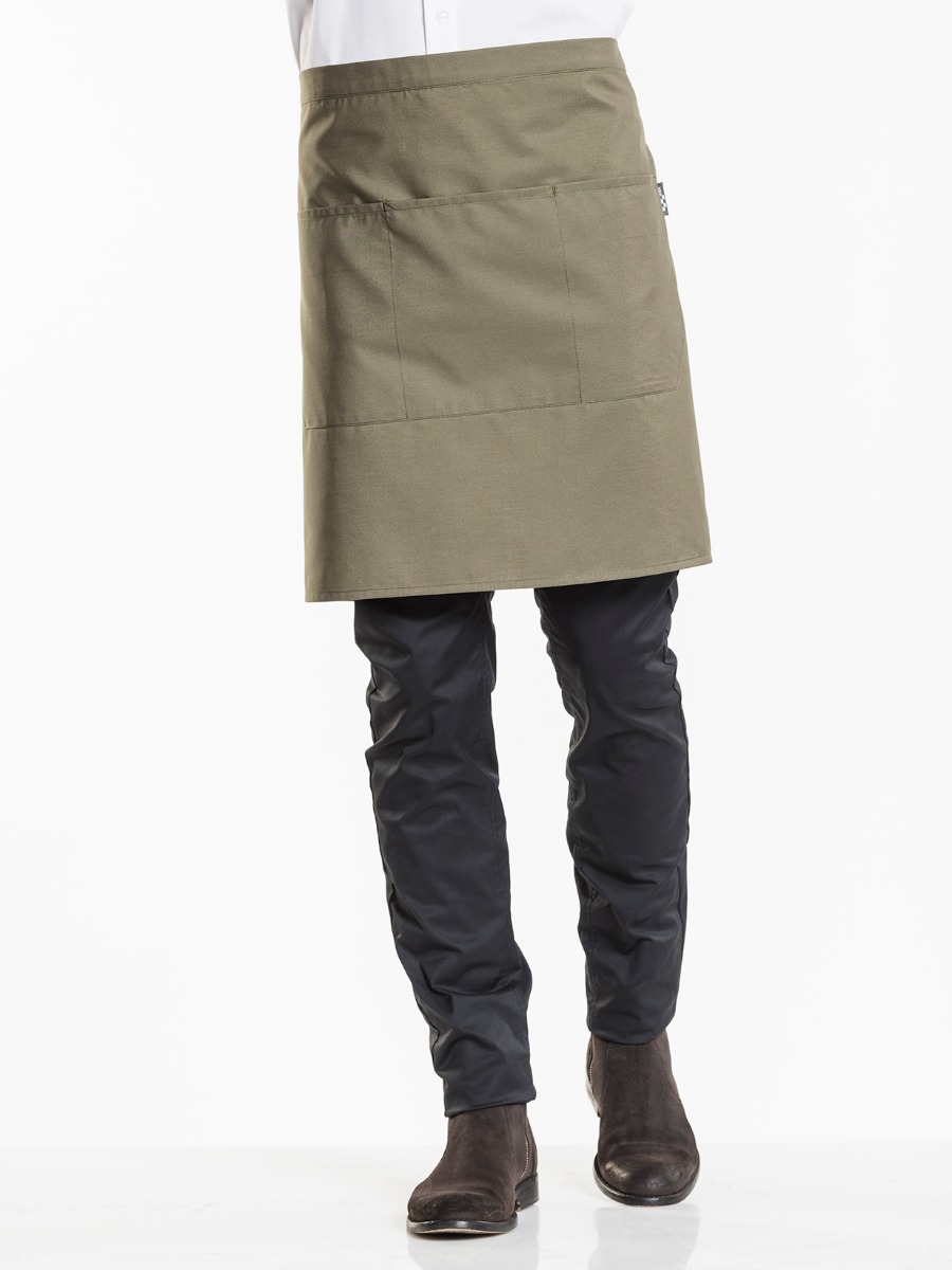Apron 3-pockets Dark Olive W100 - L50