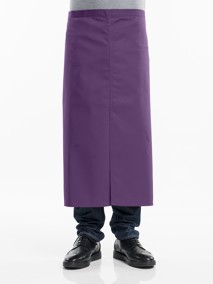 Apron Slit Aubergine W100 - L80