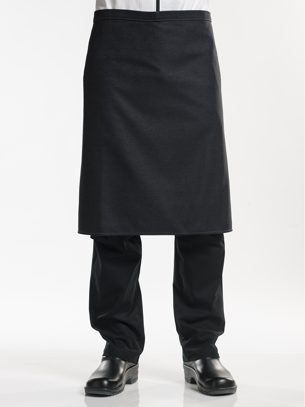 Apron Black Denim W100 - L70