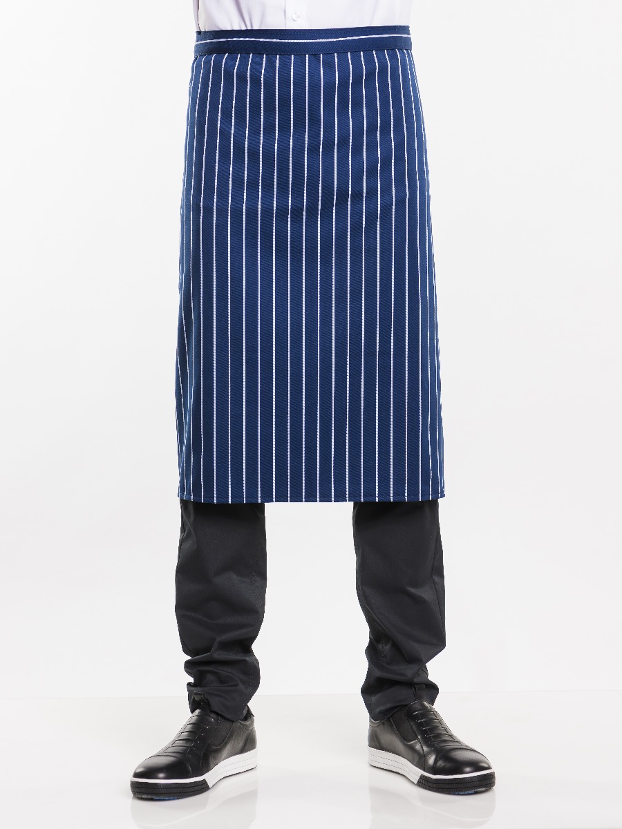 Apron Blue Stripe W100 - L70