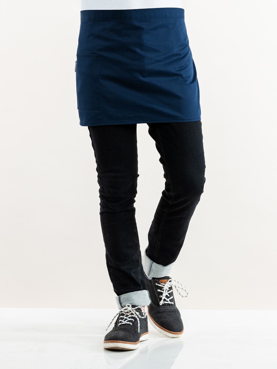 Apron&#x20;1-Pocket&#x20;Navy&#x20;W75&#x20;-&#x20;L35