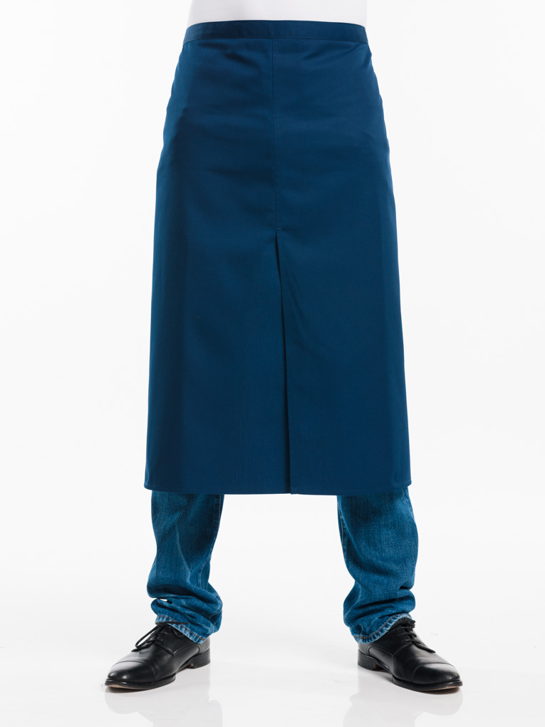 Apron Slit Navy W100 - L80