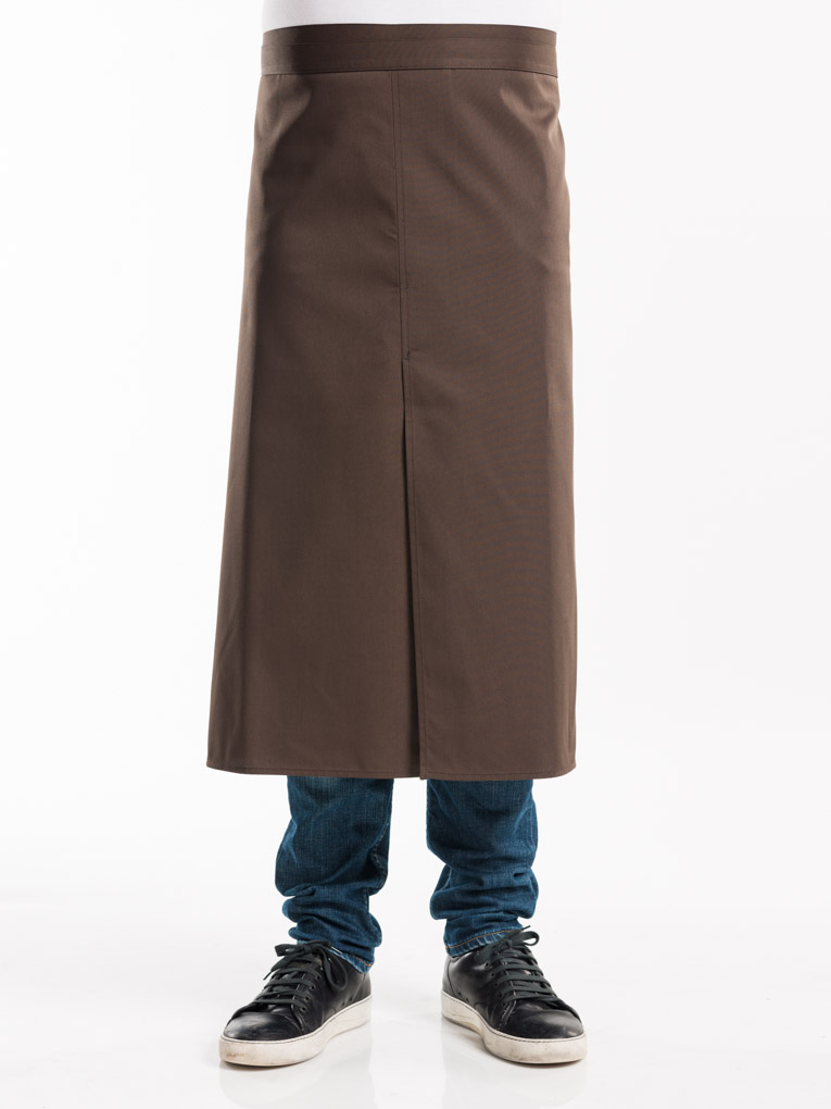 Apron Slit Brown W100 - L80