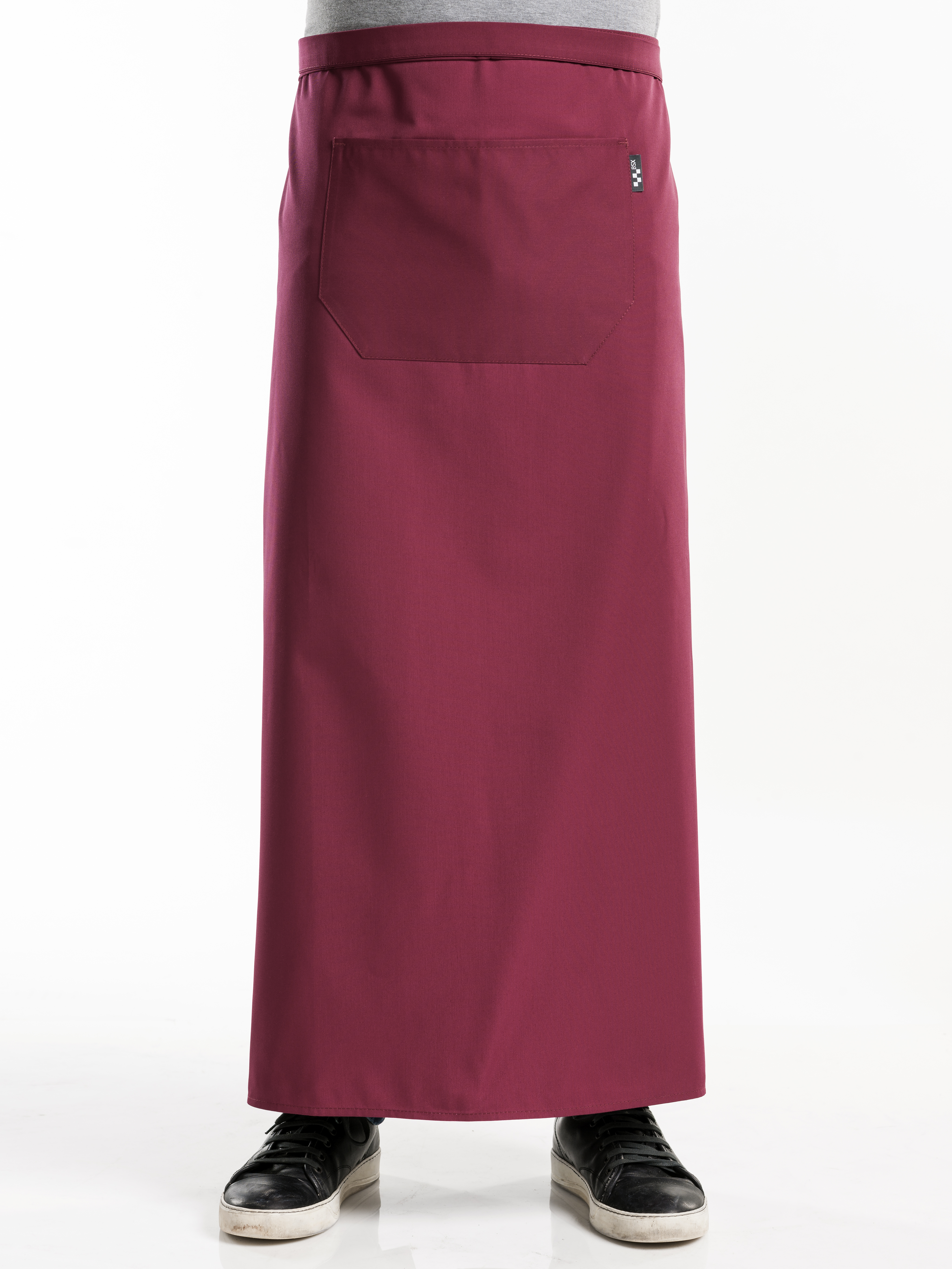 Apron 1-Pocket Burgundy W120 - L100