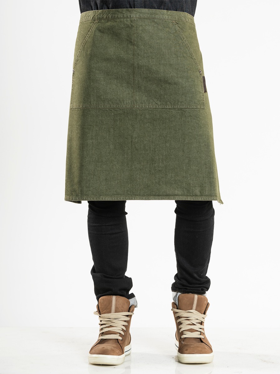 Apron Pouch Green Denim W80 - L60