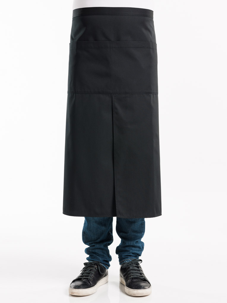 Apron&#x20;4-Pockets&#x20;Black&#x20;W90&#x20;-&#x20;L80