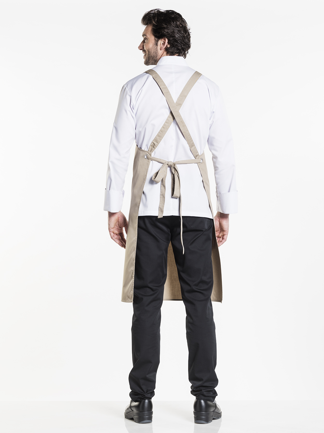 Bib Apron Cross Sand W85 - L100