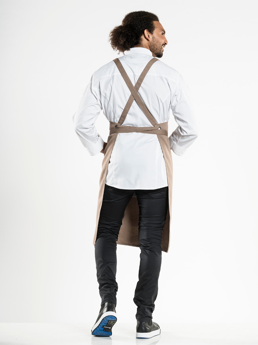 Bib Apron Nordic Cross Clay W75 - L100
