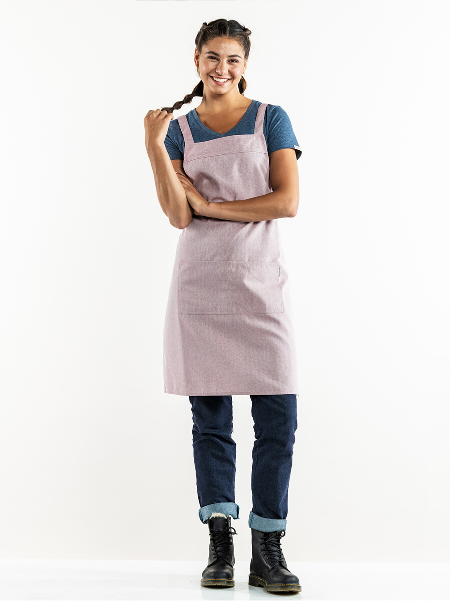 Bib Apron Cross Blossom W70 - L85