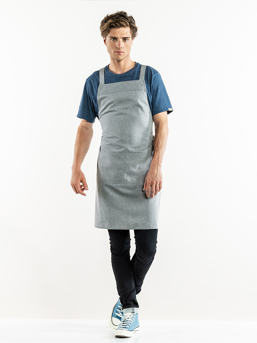 Bib Apron Cross Stone W70 - L85