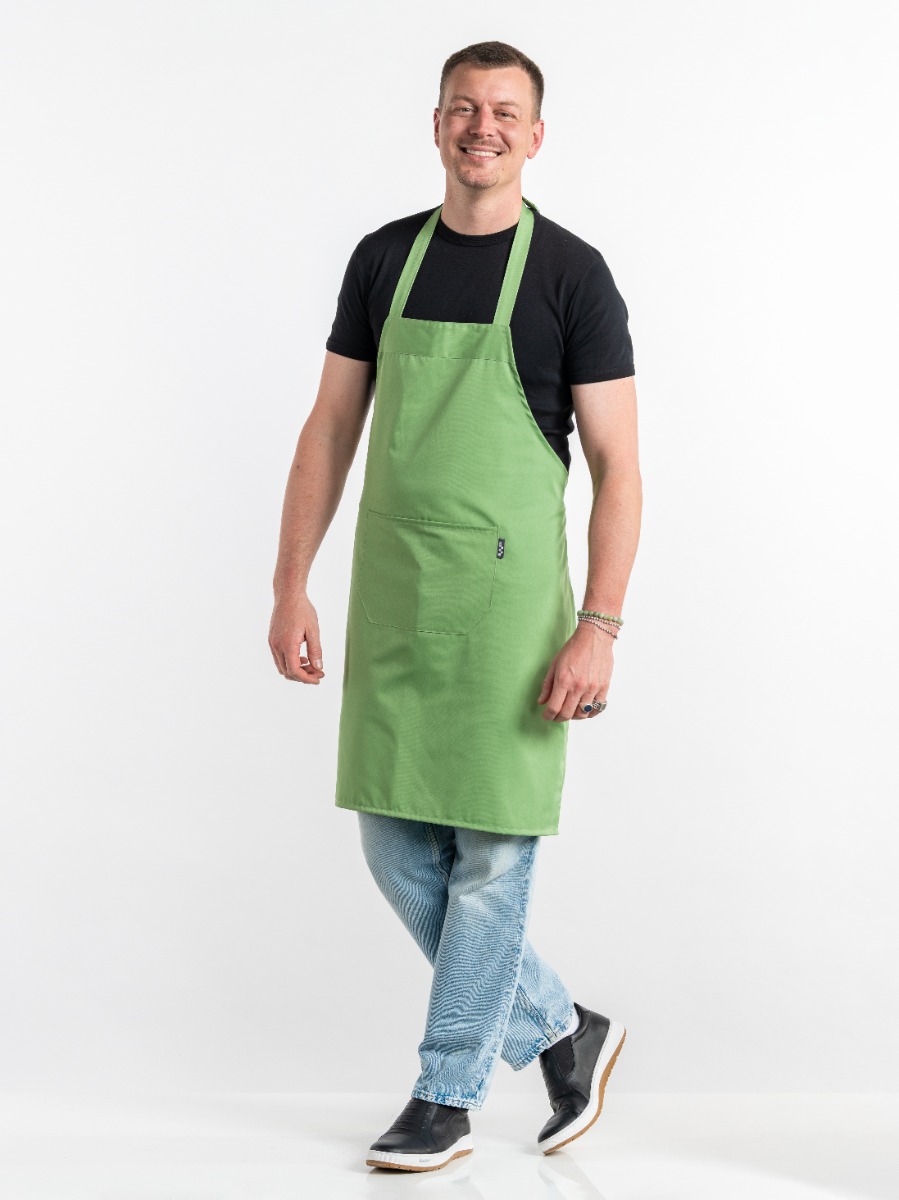 Bib Apron Matcha W75 - L85