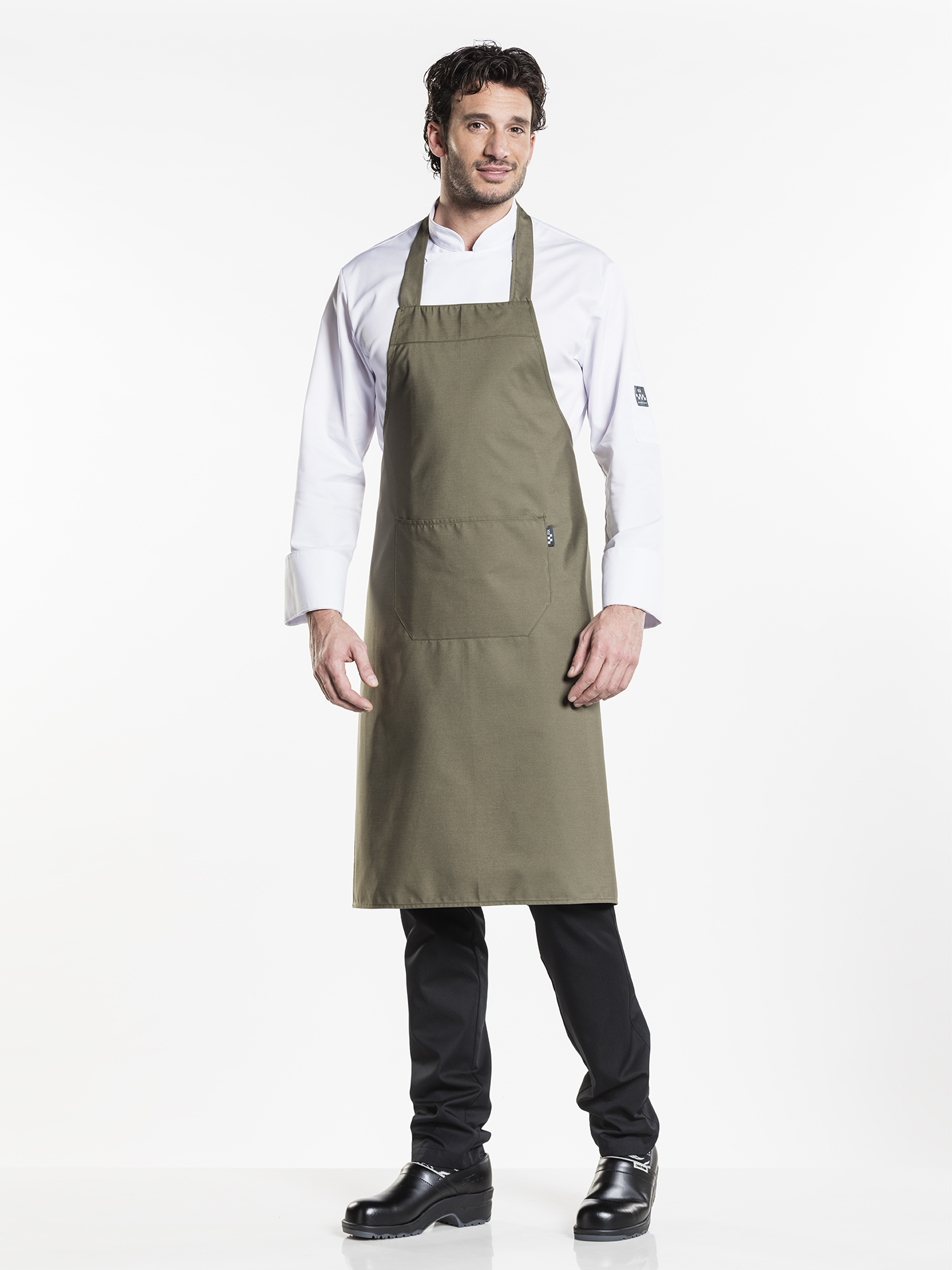 Bib Apron Dark Olive W75 - L100