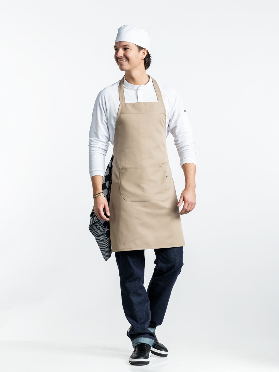 Bib Apron Sand W75 - L85