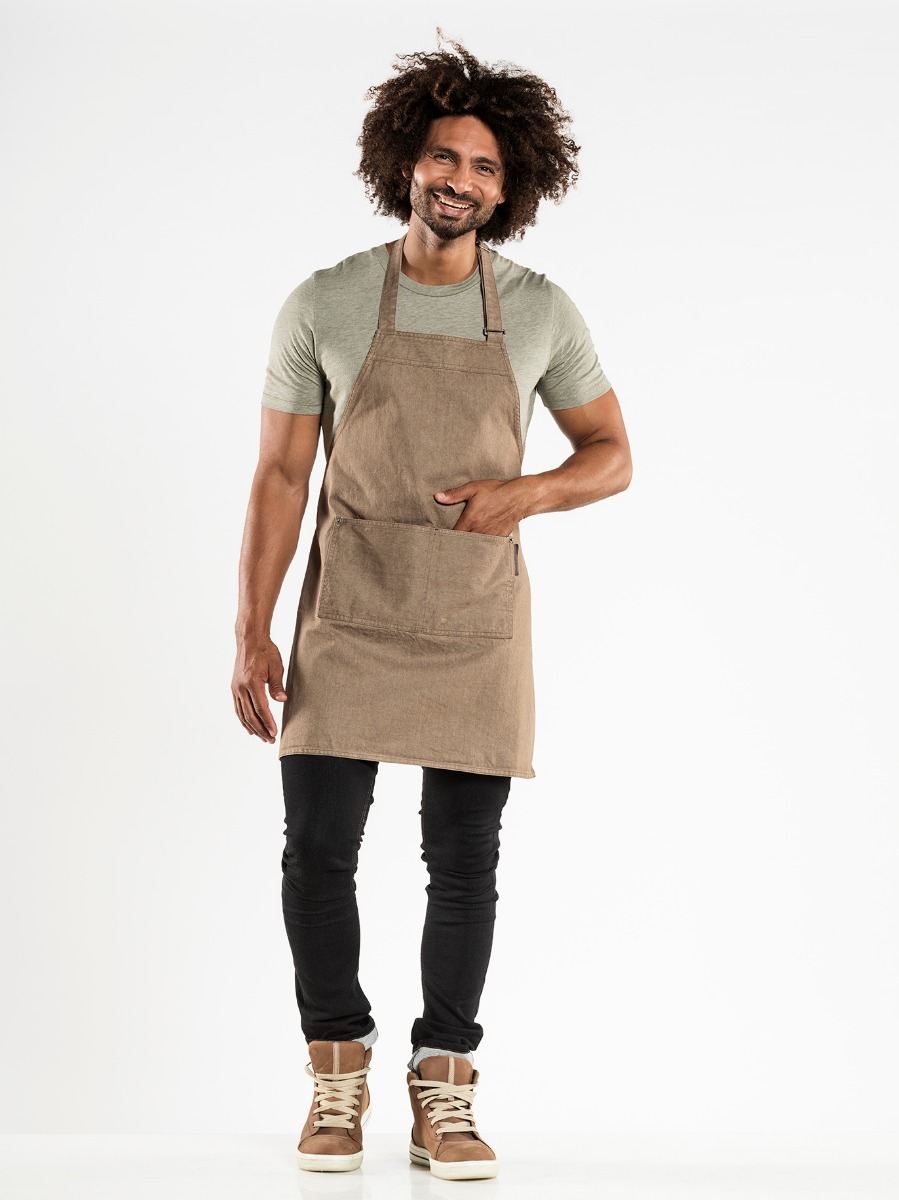 Bib Apron Base Mud Denim W70 - L75