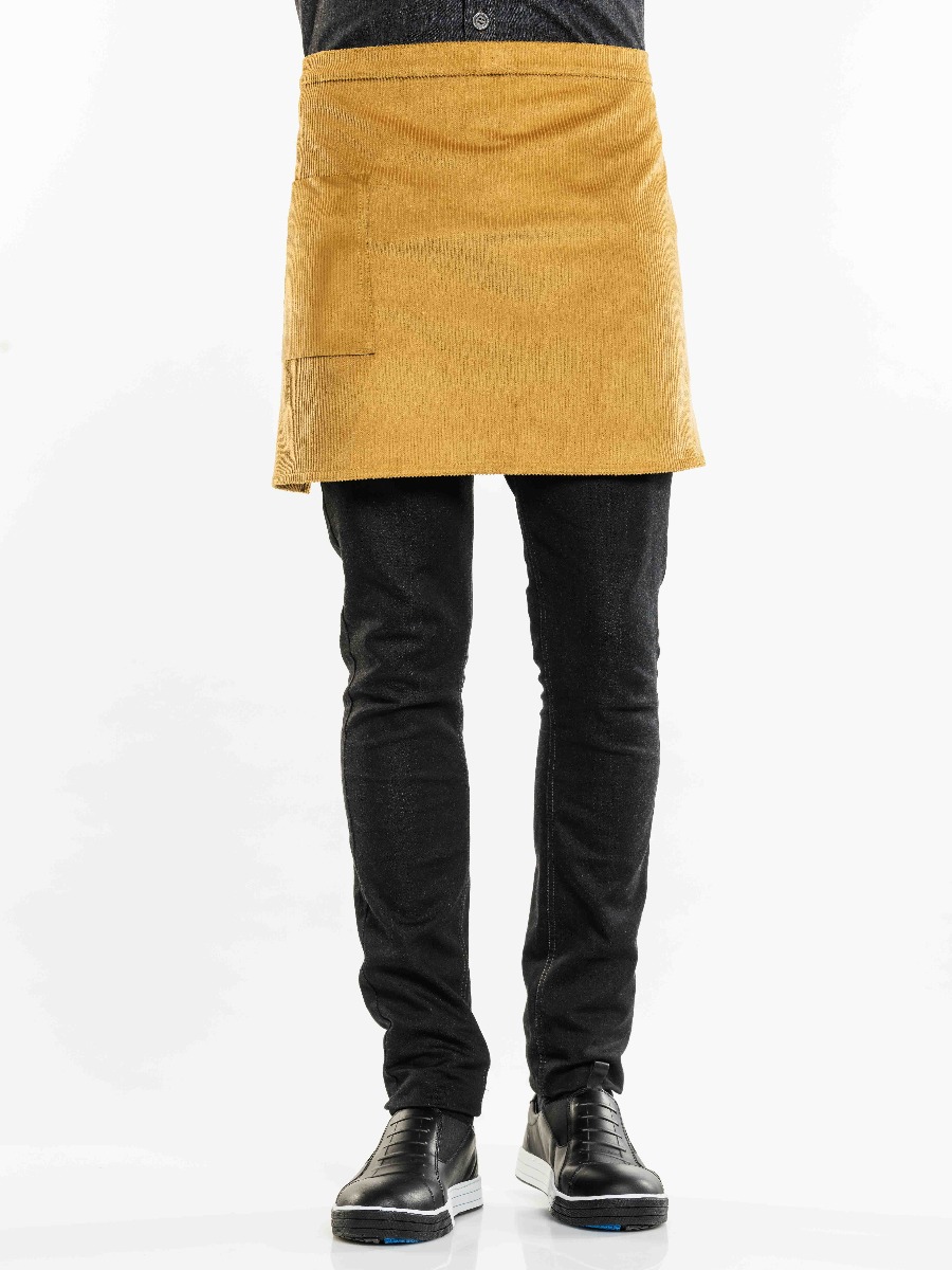 Apron Yellow Velvet W80 - L45