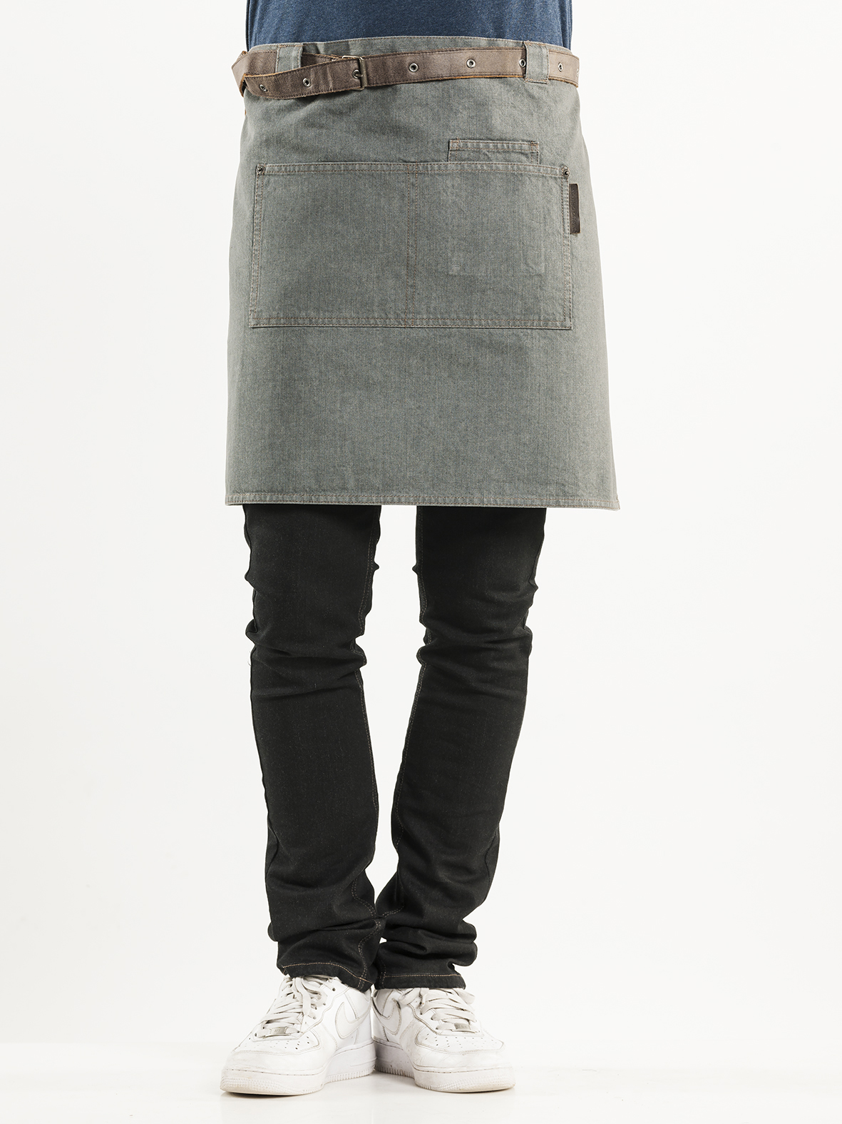 Apron Forene Grey Denim W70-L50