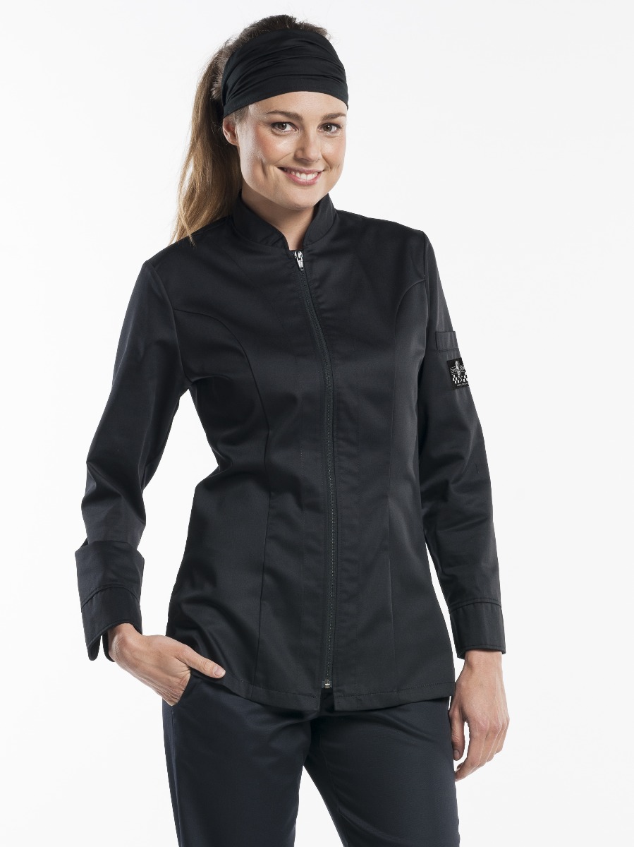Chef Jacket Lady Monza Black