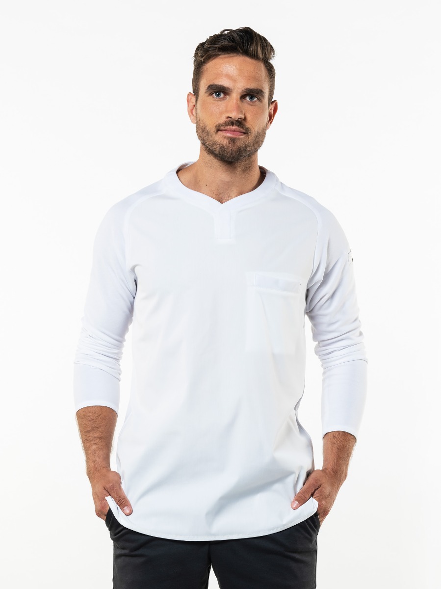 Chef Jacket T-shirt Valente UFX White LS